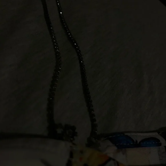 Cream Fitted Camisole with Butterfly Print - Picture 3 of 3